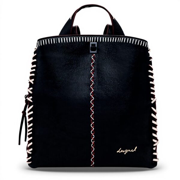 Zaino Desigual Manhattan Pespuntes Sumy Nero Casual Unisex