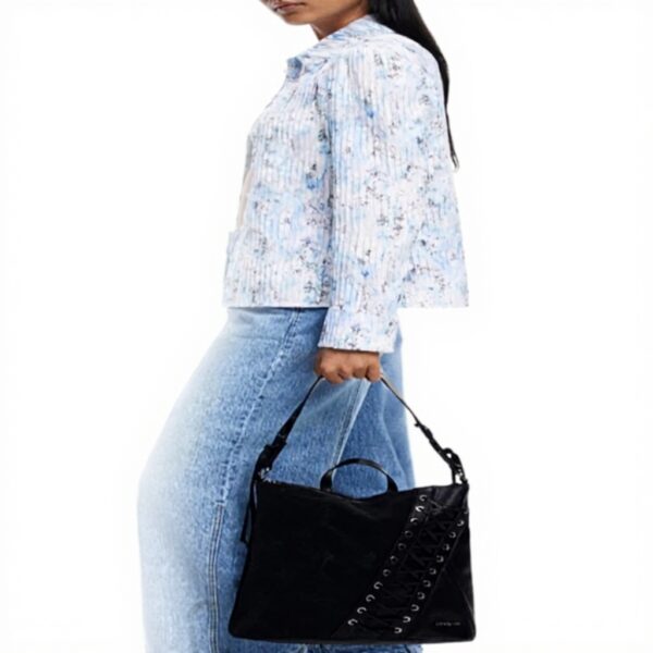 Zaino Casual Desigual Pretoria Patch Tango Mini Nero