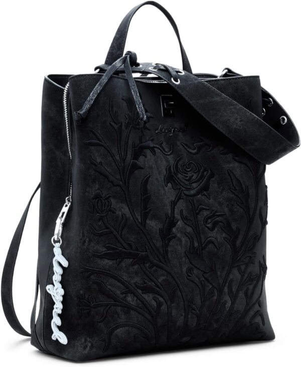 Zaino Desigual Romeo Floral Sumy Mini Nero Donna Borse-0