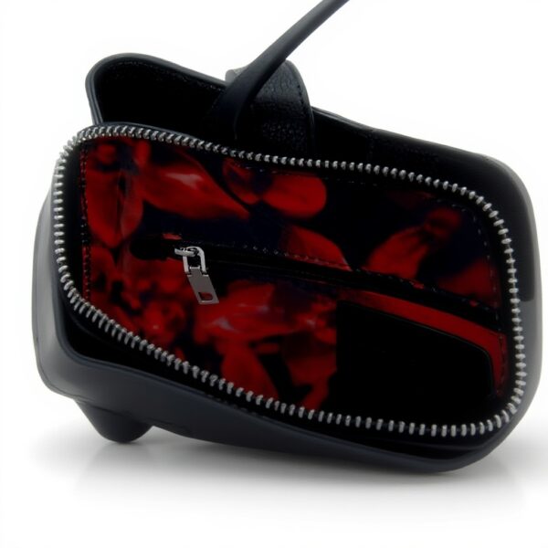 Zaino Desigual Nero Poliuretano Grande Capacità Donna