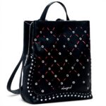 Zaino Desigual Nero Poliuretano Grande Capacità Donna