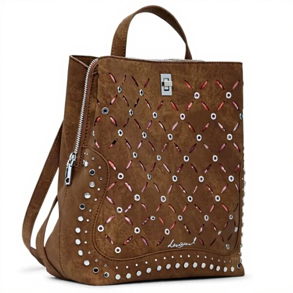 Zaino Desigual Yankee Metal Patch Sumy Mini Borse Donna