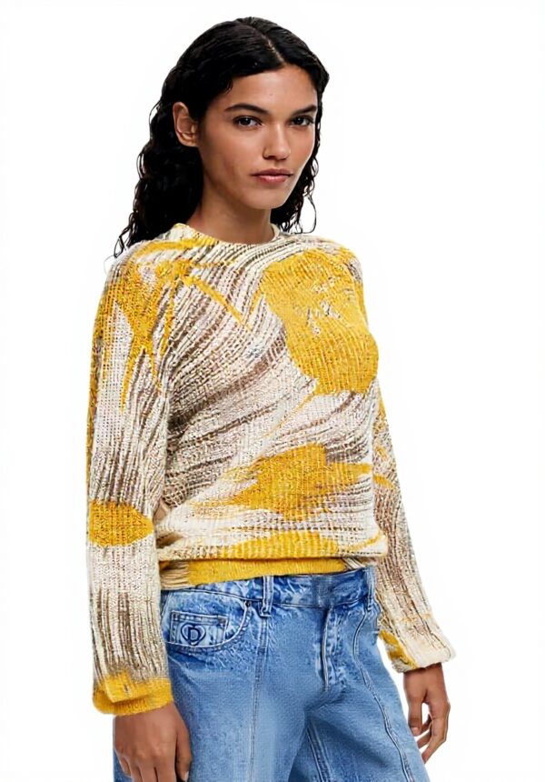 Desigual 25wwjf31 Pullover Donna Felpe Stampa Arty