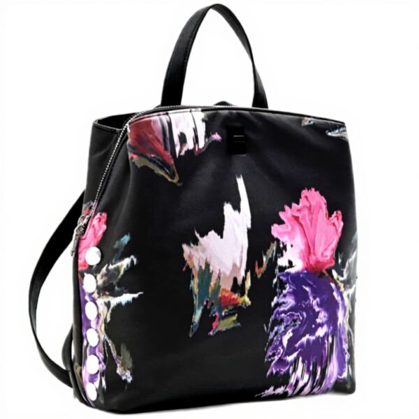 Zaino Donna Desigual Mini PU Floreale Organizzato Regolabile