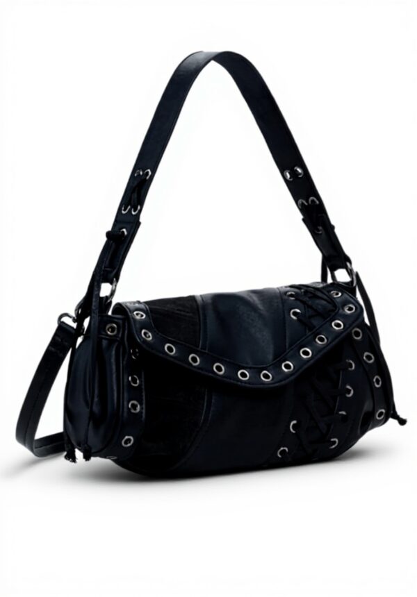 Borsa a tracolla Desigual Zarauz Tango Patch nero elegante