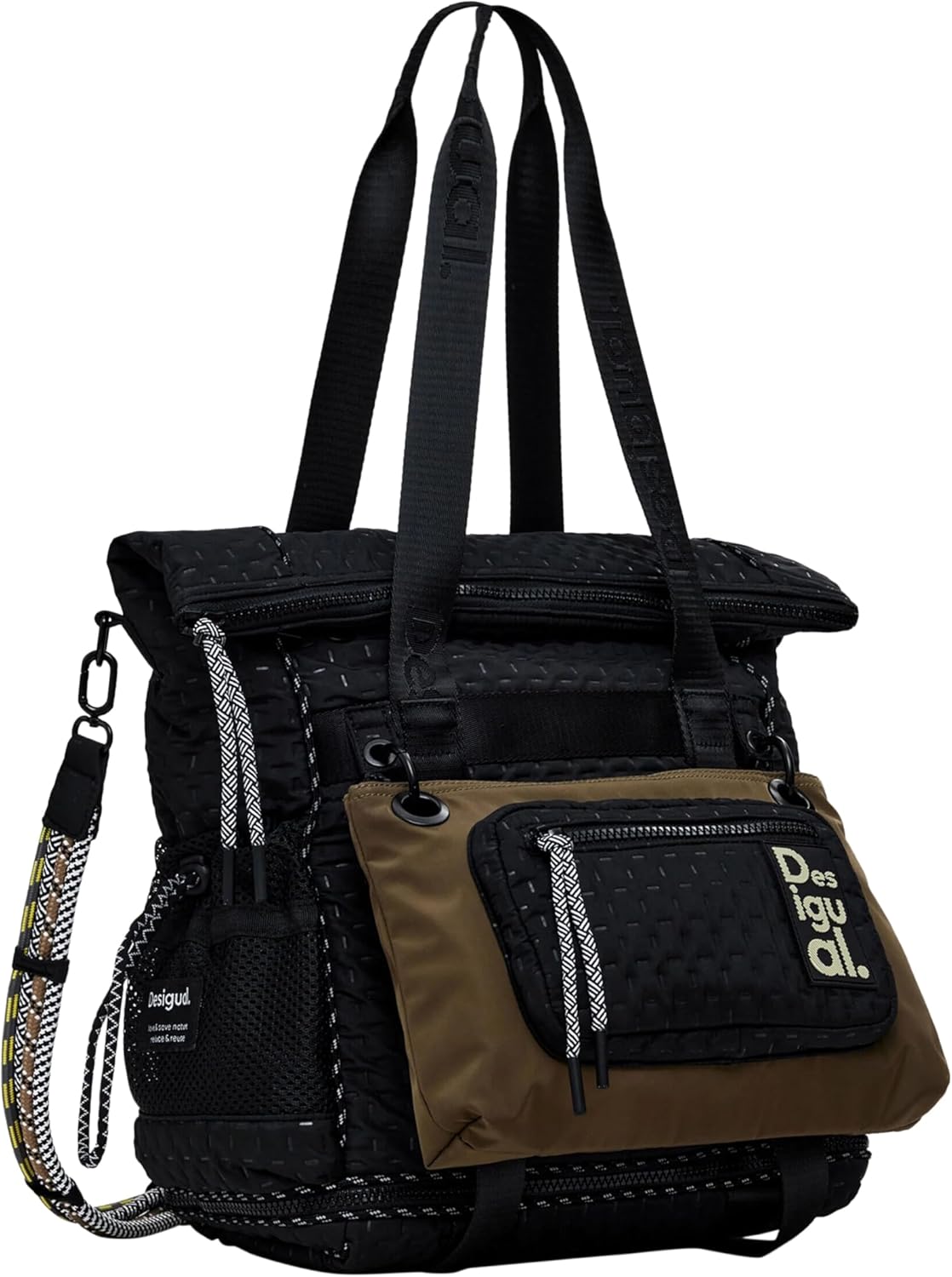 Pavo Monitor Arm installed on a wooden desk with monitor adjusted for ergonomic viewing