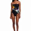Costume intero Desigual donna slim multicolore riciclato-0