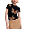 Felpa Desigual Donna Nero Comoda Casual Stile Urbano-3