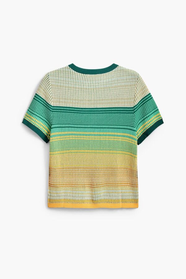 T-shirt Donna Desigual Slim Fit Polo Multicolore Stampa-7