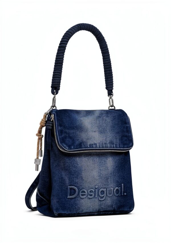 Jeans donna Desigual riciclati chiusura magnetica colore-3