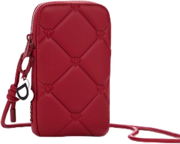 Portafoglio Desigual Donna Pelle Rosso Tinta Unica-0