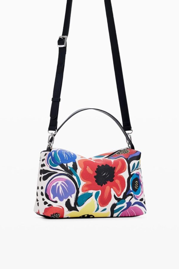 Borsa a spalla Desigual donna multicolore design floreale-4