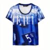 T-shirt Donna Desigual Multicolore Stampa Arty Collo Rotondo-4