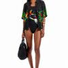 Costume intero Desigual donna slim multicolore riciclato-2