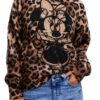 Maglione Donna Desigual Stampa Animalier Dettagli Ricamati-2