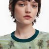 T-shirt Donna Desigual Slim Fit Polo Multicolore Stampa-2