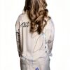 Felpa Oversize Donna Desigual Stampa Arty Colore Bianco-8