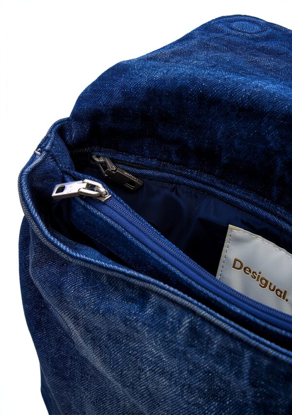 Jeans donna Desigual riciclati chiusura magnetica colore-4