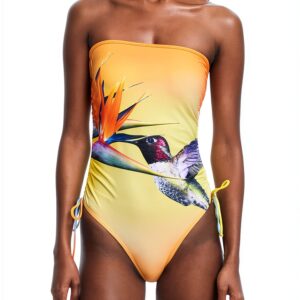 Costume intero Desigual donna slim multicolore riciclato-0