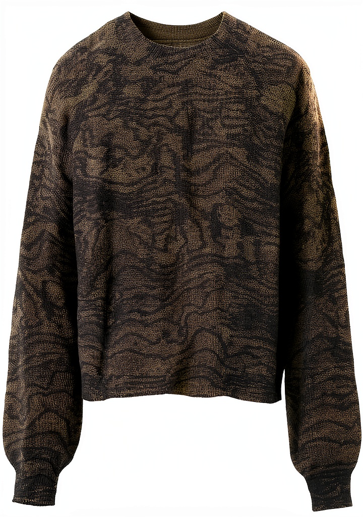 Maglione Desigual Flat Knit Thin Gauge indossato in un contesto casual