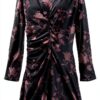 Desigual Vestito Donna Slim Mini Rosso Tinta Unita-1