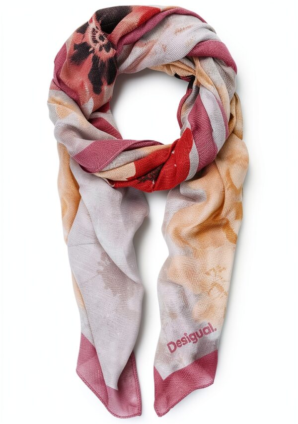 Fazzoletto da collo Desigual donna 100% poliestere moda-0