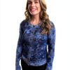Bluse Donna Desigual Stampa Arty Slim Fit Blu-7