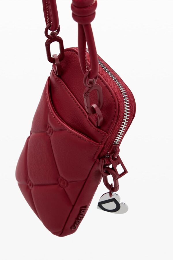 Portafoglio Desigual Donna Pelle Rosso Tinta Unica-3