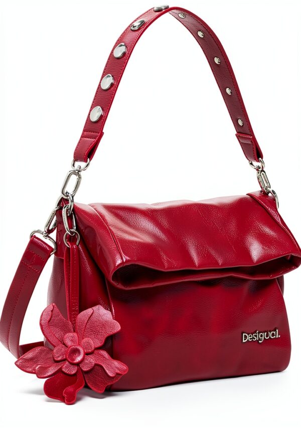 Desigual borsa a tracolla donna cuore rosso elegante-1