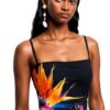 Costume intero Desigual donna slim multicolore riciclato-3