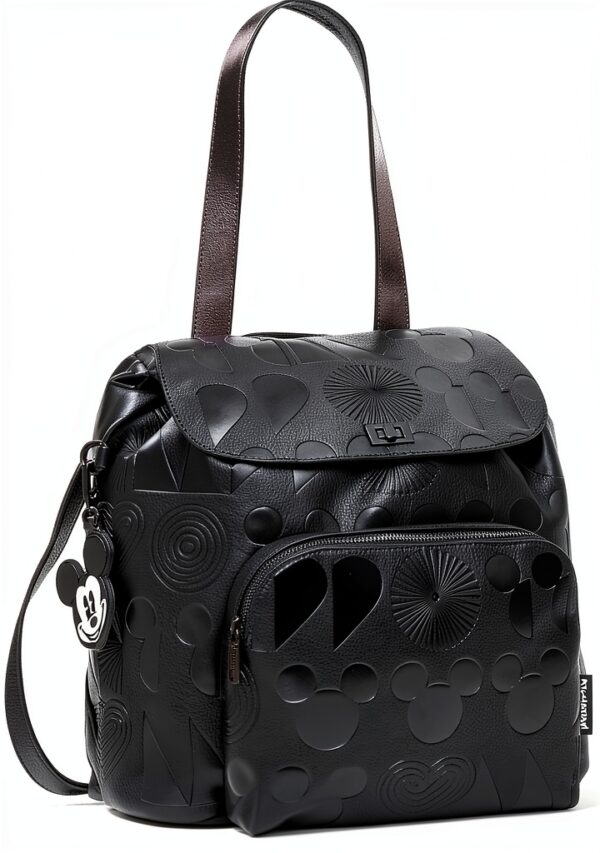 Zaino Desigual Mickey Krapina nero donna borse a zainetto