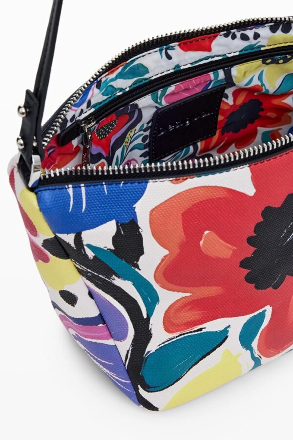Borsa a spalla Desigual donna multicolore design floreale-6