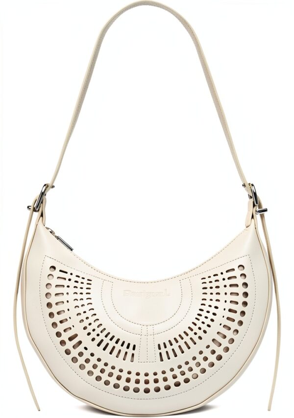 Borsa Tote Desigual Orbis Cascais Donna Marrone Bianco