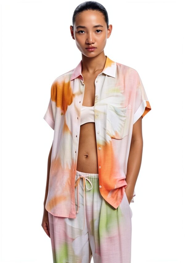 Desigual Blouse Donna Maglia Senza Cappuccio Colore Bianco