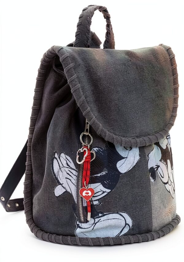 Zaino Desigual Mickey KI donna denim Topolino regolabile