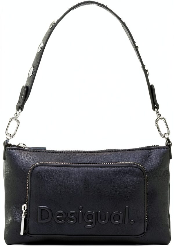 Portafoglio donna Desigual PU bifold nero accessori moda