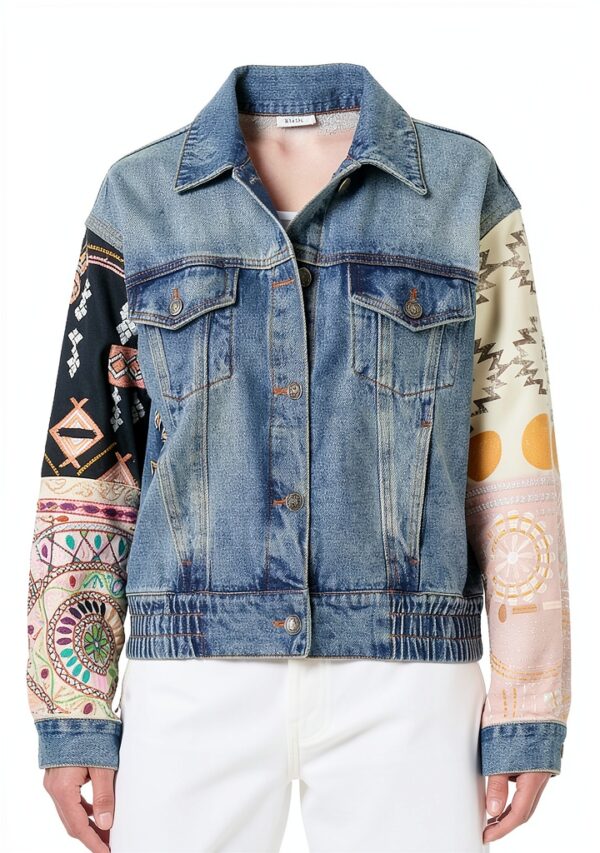 Giaccha Desigual CHAQT CASSIDY Denim Donna Multicolore