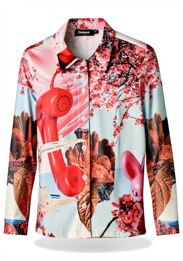 Felpa Desigual Donna Materiale Morbido Taglie XS XL-6