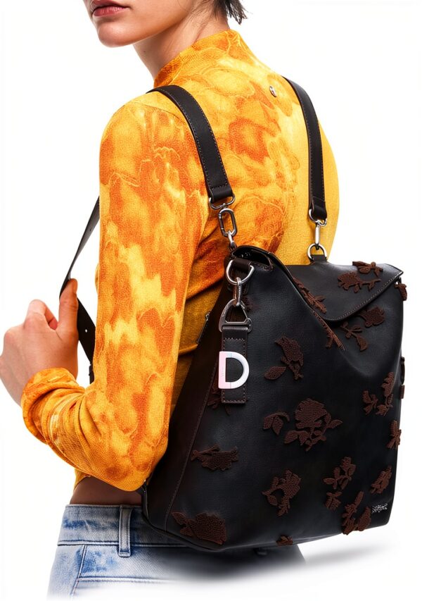 Zaino DESIGUAL Unisex Capacità Organizzazione Viaggi Scuola-4