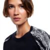 Felpa Desigual Donna Nero Jacquard Collo Rotondo Taglie-2