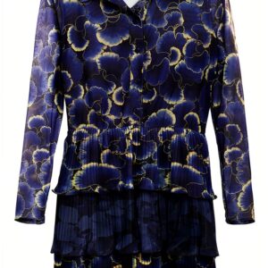 Desigual camicia donna multicolore colletto a camicia manica-0