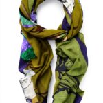 Sciarpa Desigual twill motivo animali unisex adulto-0