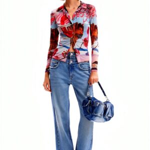 Felpa Desigual Donna Materiale Morbido Taglie XS XL-0