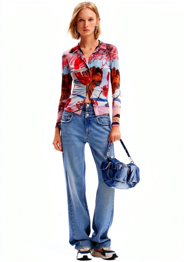 Felpa Desigual Donna Materiale Morbido Taglie XS XL-0