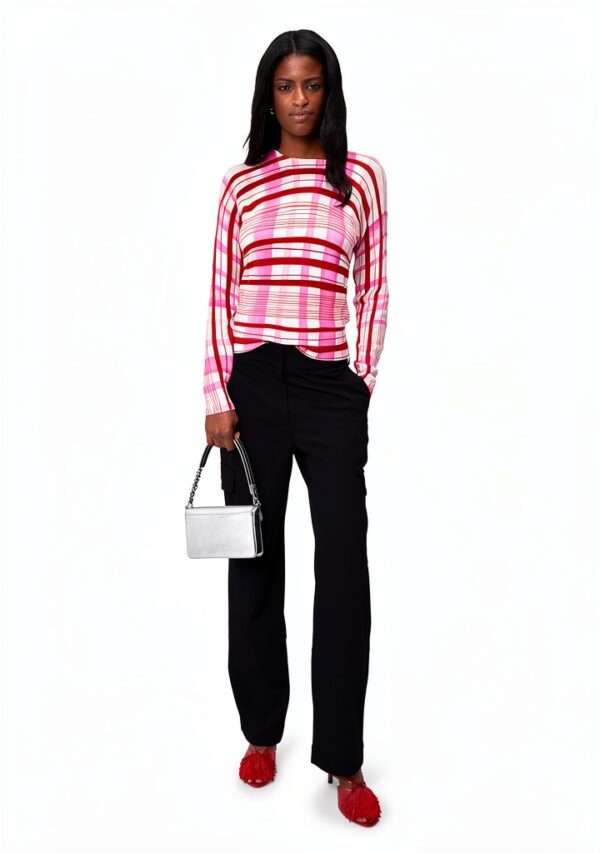 Felpa Desigual Donna Righe Regular Fit Colori Disponibili-5