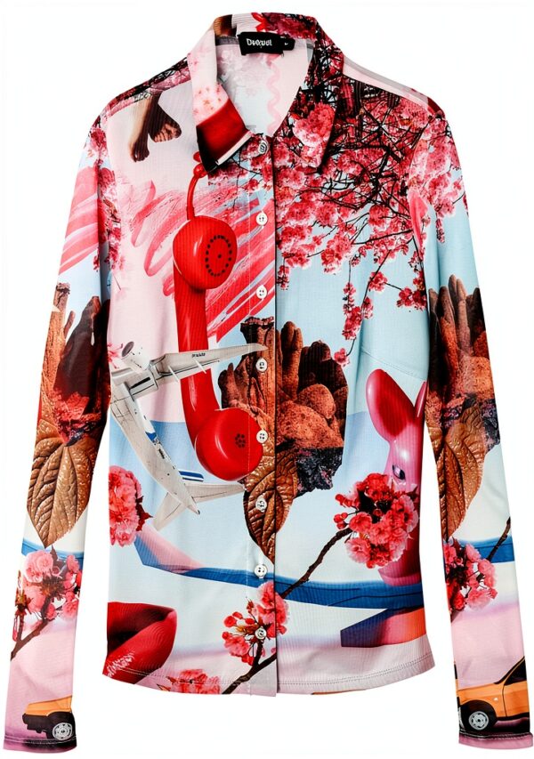Felpa Desigual Donna Materiale Morbido Taglie XS XL-4