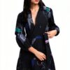 Desigual Donna Maglietta Stampa Arty Collo V Nero-2