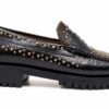 Sebago Mocassino Dan Lug Stud 731278W - Black (39)-0