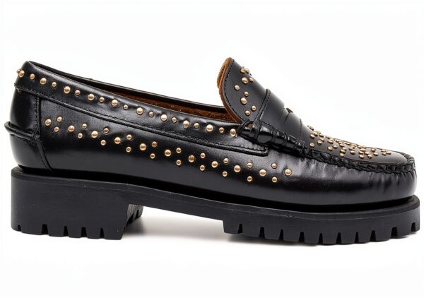 Sebago Mocassino Dan Lug Stud 731278W - Black (39)-0