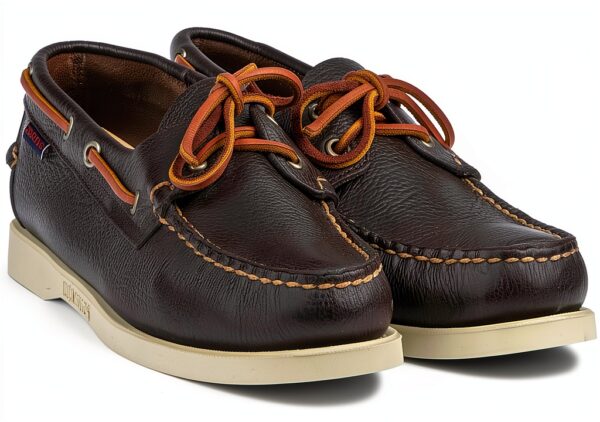 Sebago Mens Portland Martellato Boat Shoes Blue-1